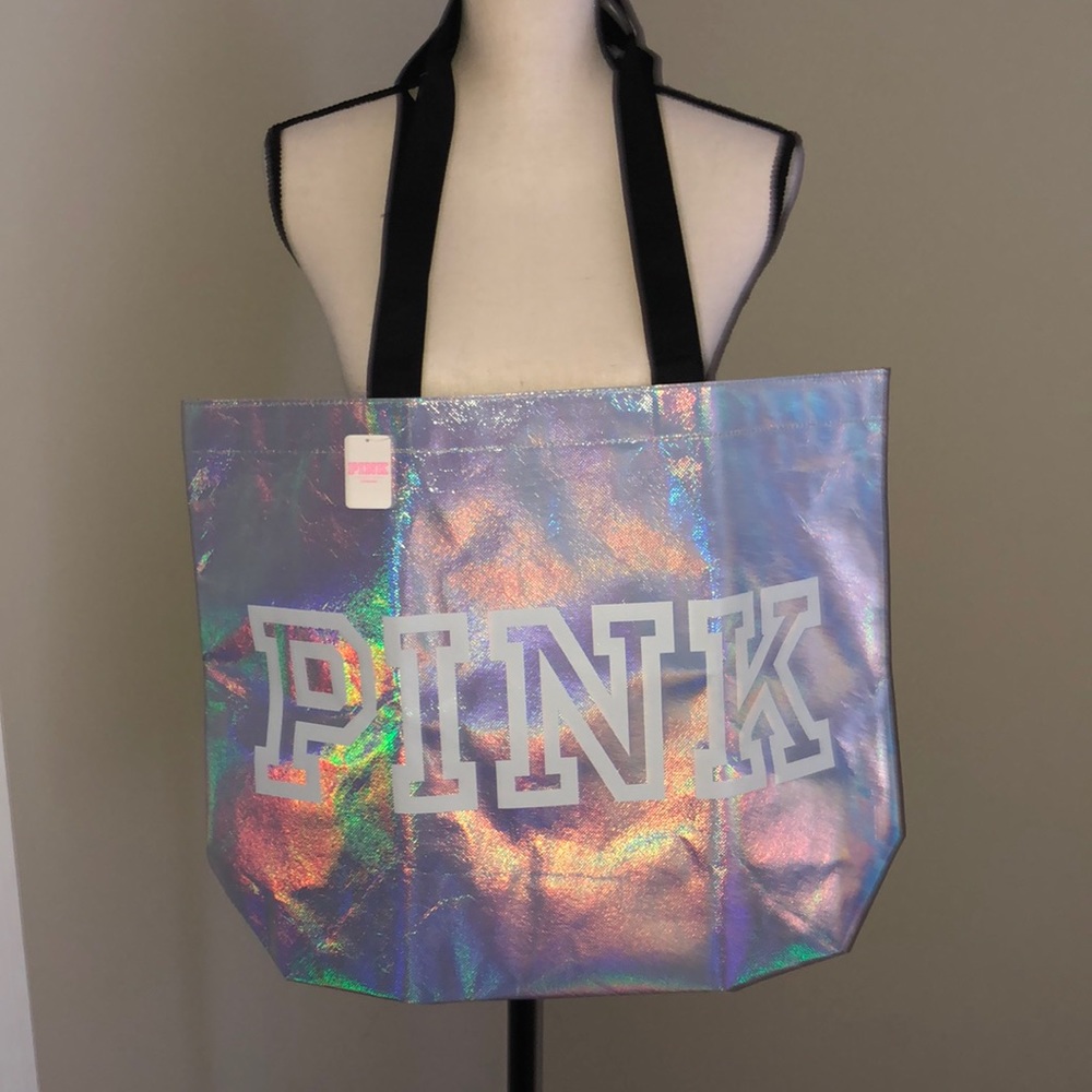 💝NWT VS PINK Holographic Bag